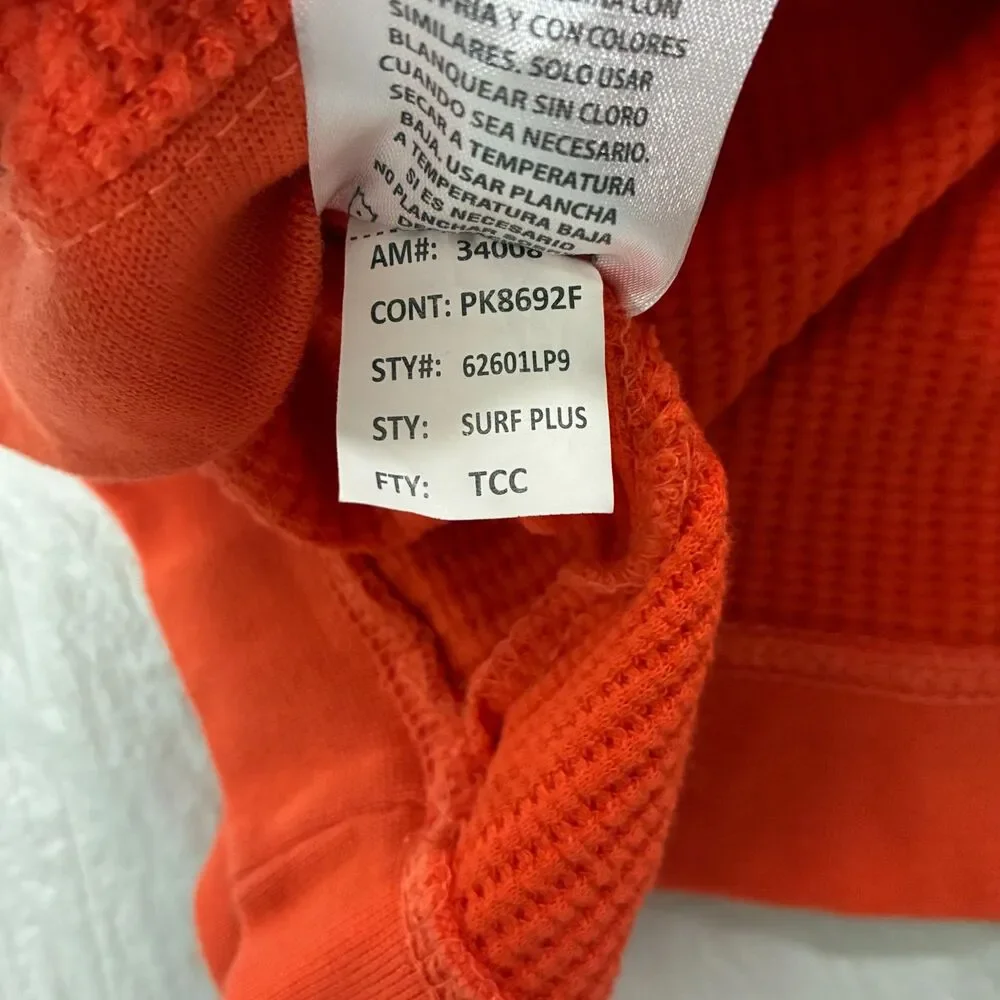 Clemson Tigers PressBox Surf Plus Sweater Orange Size Medium NCAA
